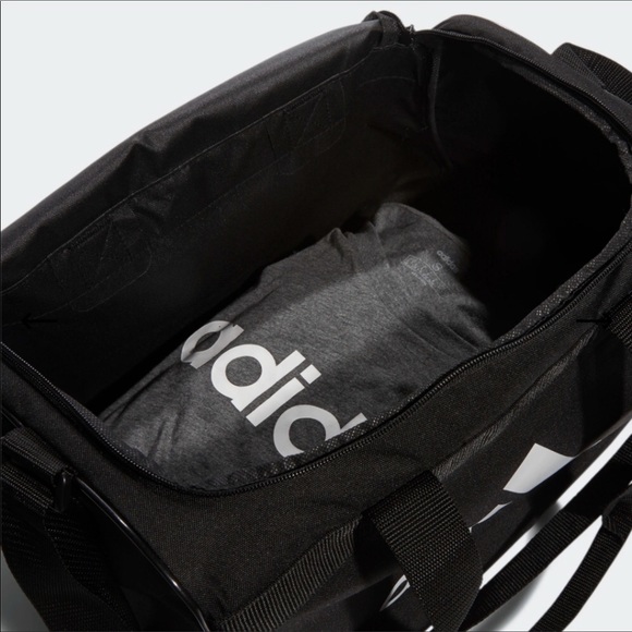 NWT Adidas Black Gym/ DUFFEL BAG SMALL - Picture 5 of 8